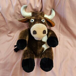 Russ Berrie No Sauce Lea Perrins Steer Bull Promo Ad Stuffed Plush